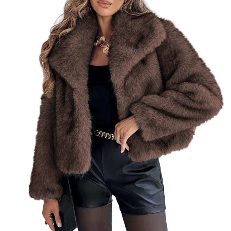 Vinterjakke Dame Trendy Korte Design 4