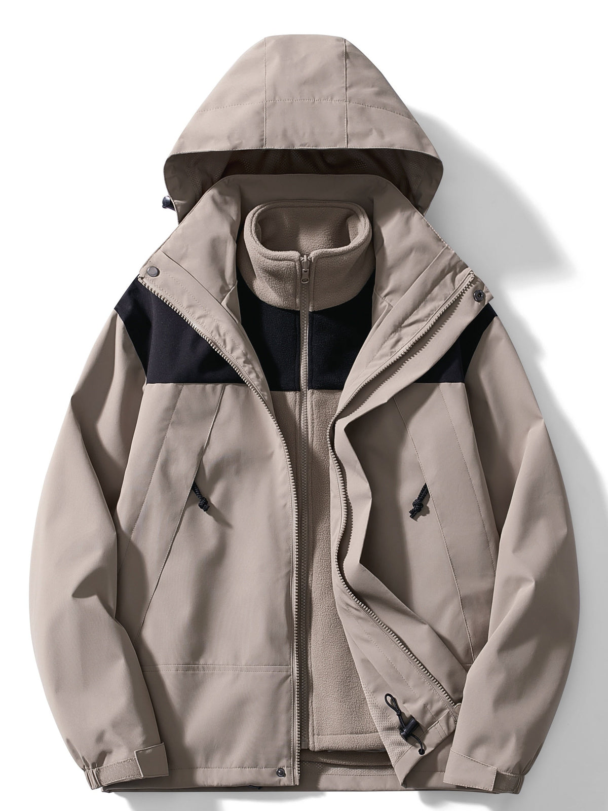 Vinterjakke Dame med Hette og Koselig Design 11