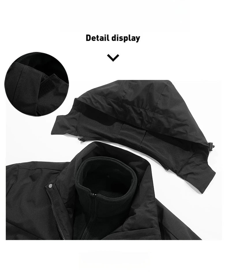 Vinterjakke Dame med Hette og Koselig Design 4