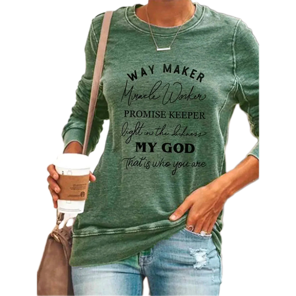 Dame Casual Pullover skjorte