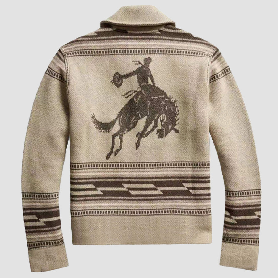Women's Cardigan with Western Flair 1