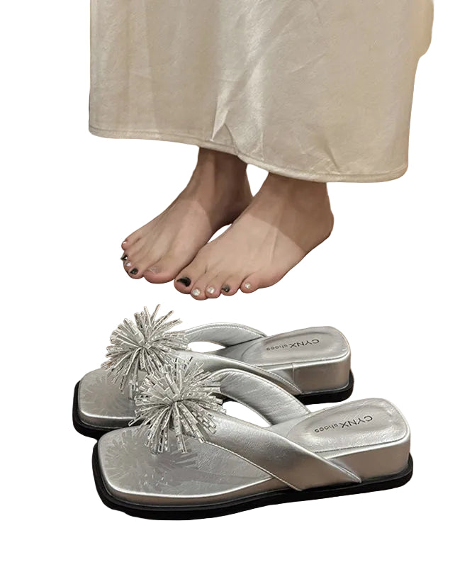 Women’s Flip Flops with Fireworks Design 0