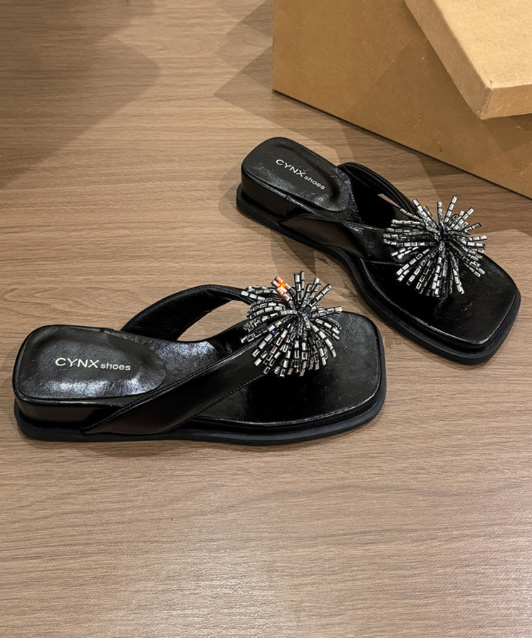 Women’s Flip Flops with Fireworks Design 1