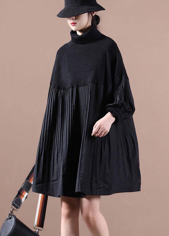 Women's High Neck Vintage Dress 1