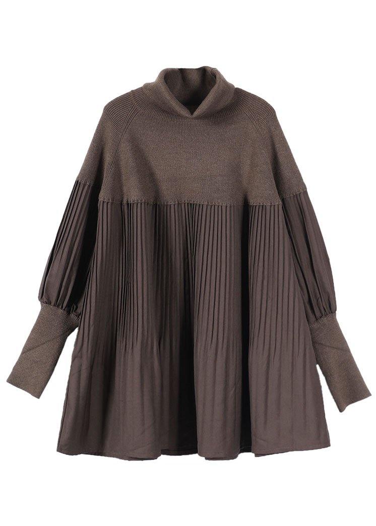 Women's High Neck Vintage Dress 4