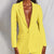 Dame Blazer og Bukser Sett Elegant Polyester Komfortabel Passform-2