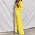 Dame Blazer og Bukser Sett Elegant Polyester Komfortabel Passform-3