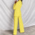 Dame Blazer og Bukser Sett Elegant Polyester Komfortabel Passform-4