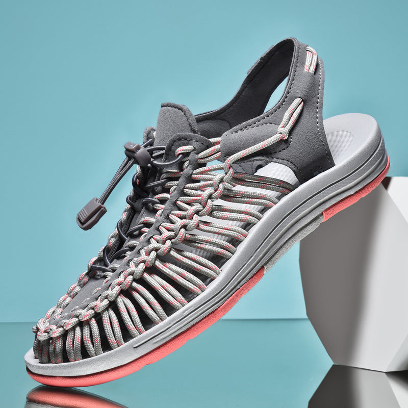Herre Sandaler Pustende Mesh Design Lett Komfortabel Passform-5