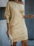 Dame Festkjole med Paljetter Elegant Design Polyester-2