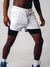 Herre Sportshorts 2-i-1 Fuktighetsdrenerende Polyester 4