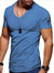 Variant image for Herre T-skjorte V-hals Casual Bomull-11