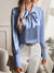 Variant image for Dame Bluse Hvit Elegant Silkelook Feminine Polyester-1