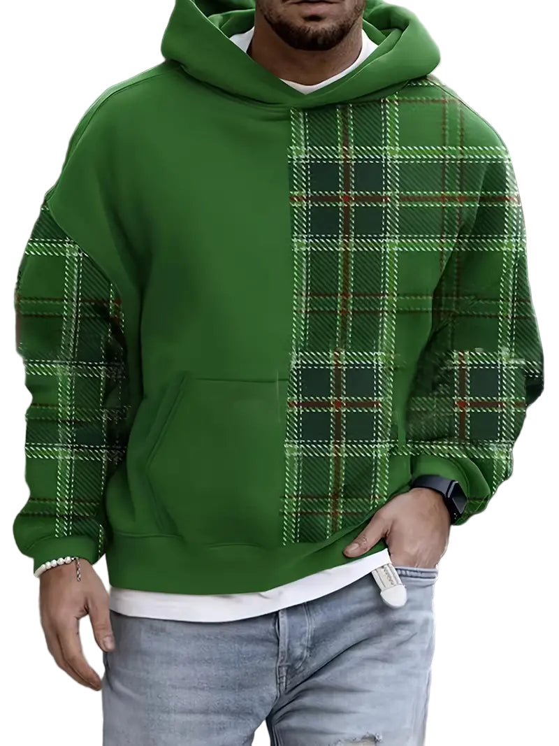 Variant image for Hettegenser Herre Rutete Design 100% Bomull-1