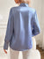 Dame Bluse Hvit Elegant Silkelook Feminine Polyester-5