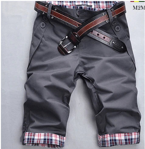 Herre Cargo Shorts Praktisk Design Bomullsblanding