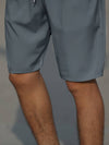 Herre Shorts Avslappet Snitt Pustende Materiale-5