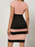 Damekjole Fargeblokk Figur-klemende Polyester Moderne