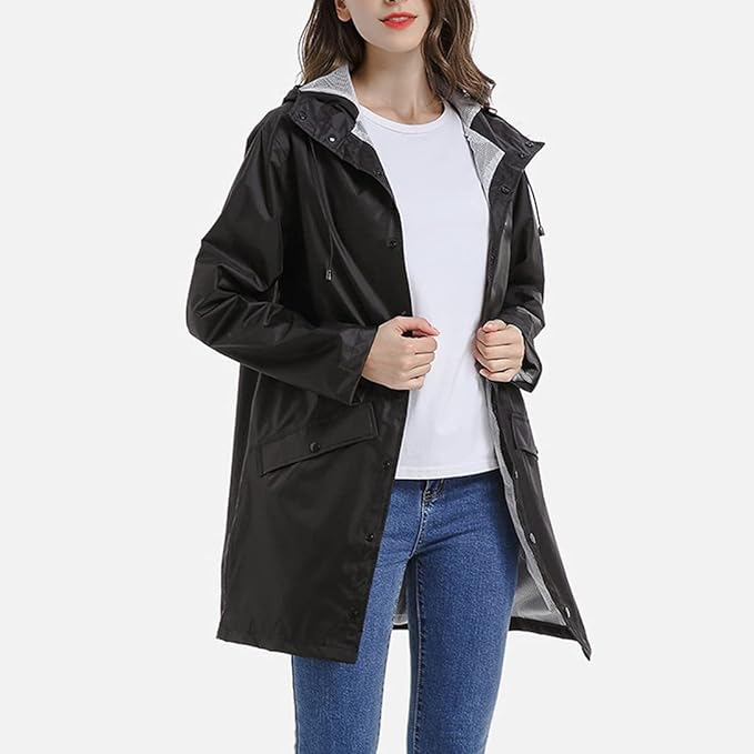 Windbreaker Trench Coat for kvinner