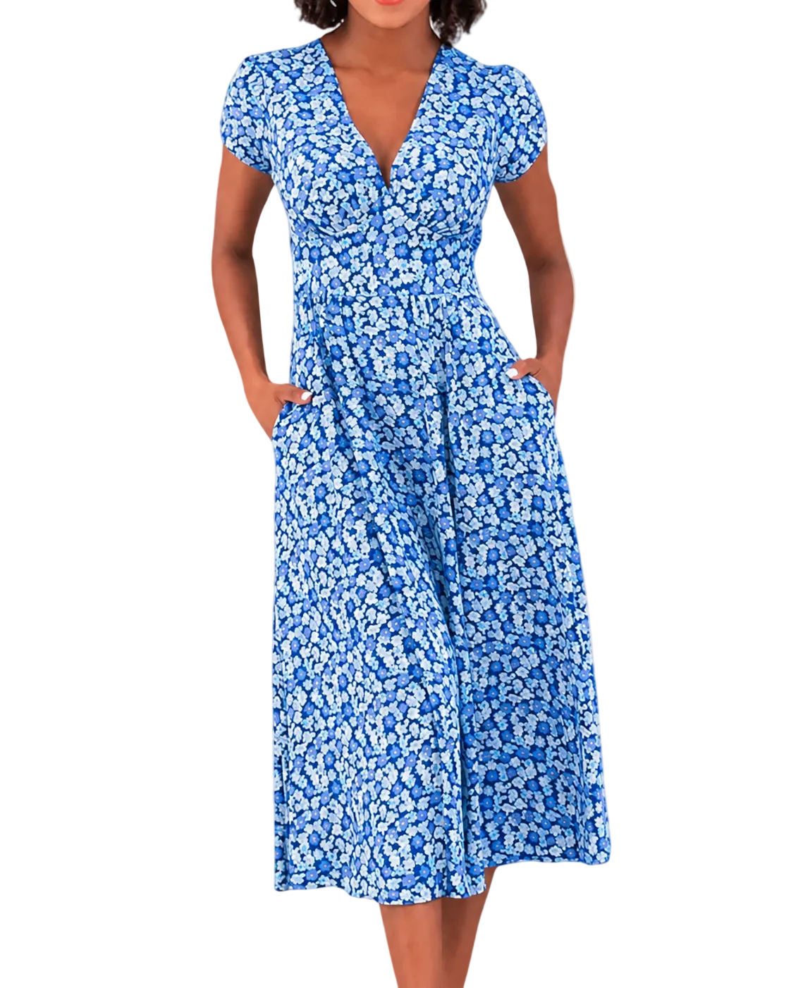 Dame Sommerkjole Blomsterdesign
