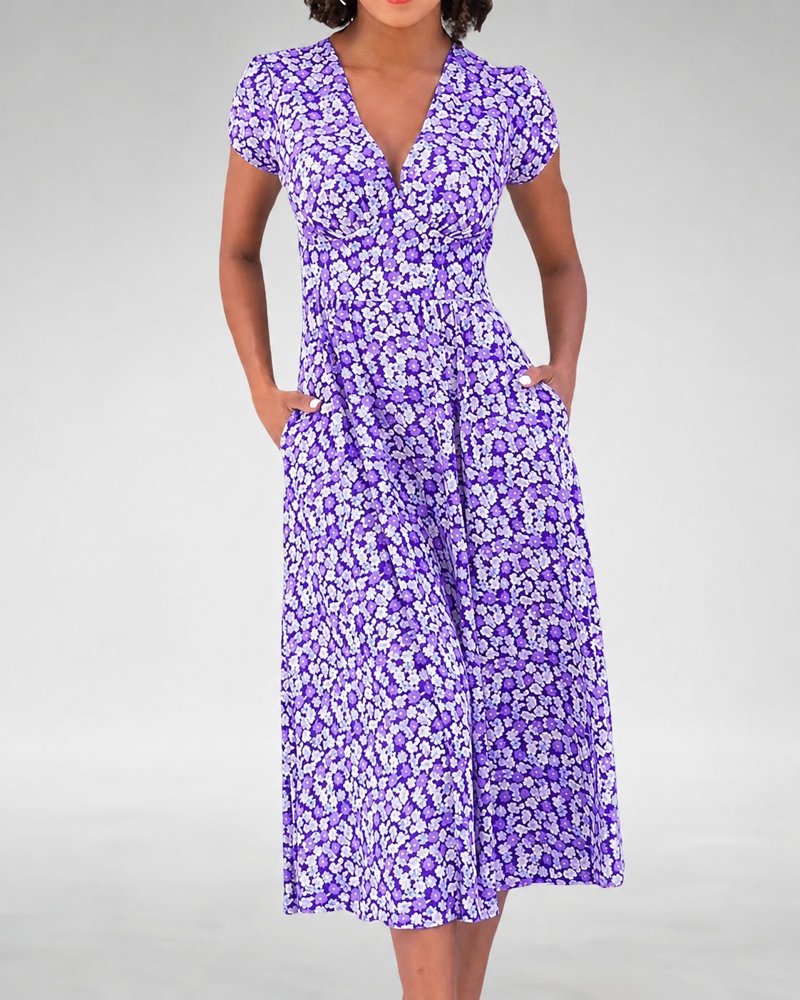 Dame Sommerkjole Blomsterdesign