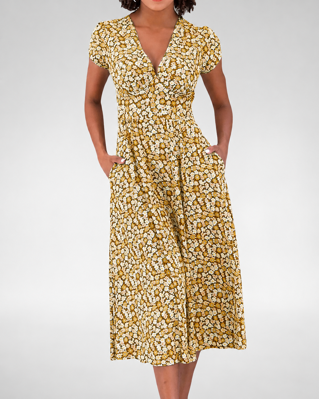 Dame Sommerkjole Blomsterdesign