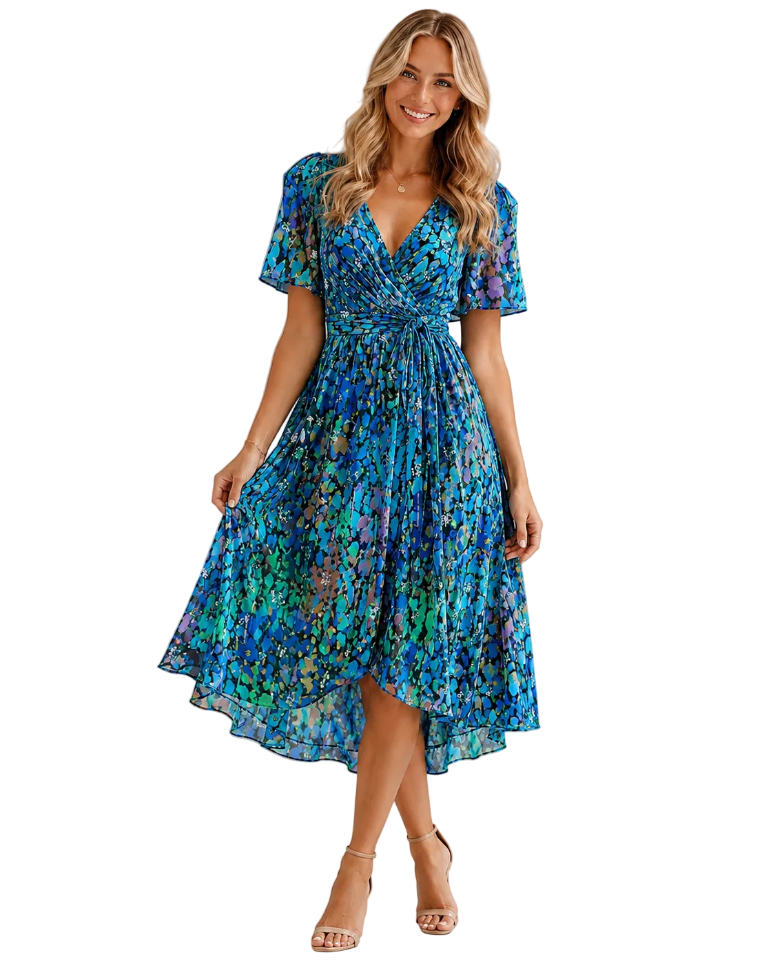 Dame Sommerkjole Flytende Design for Varme Dager