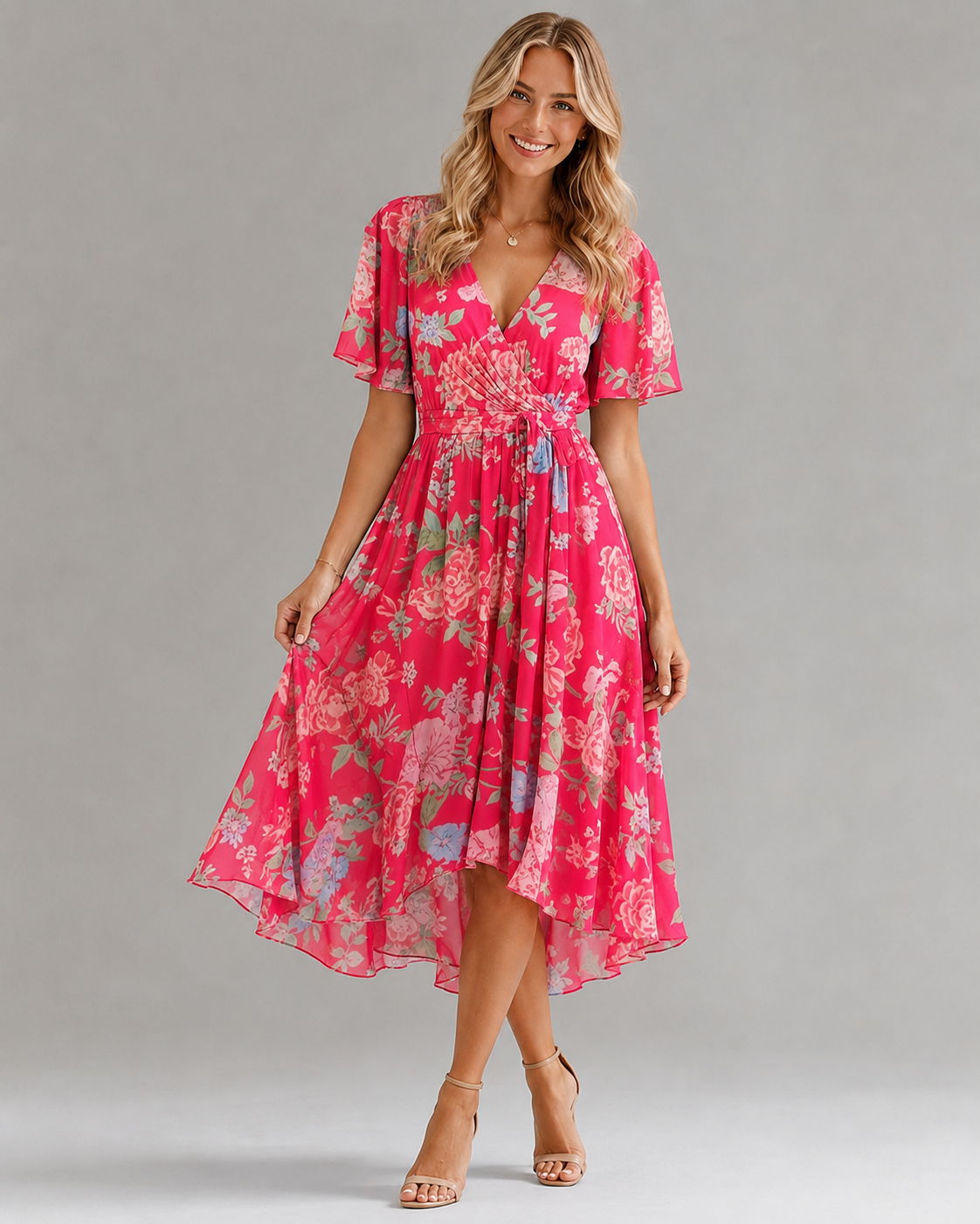 Dame Sommerkjole Flytende Design for Varme Dager
