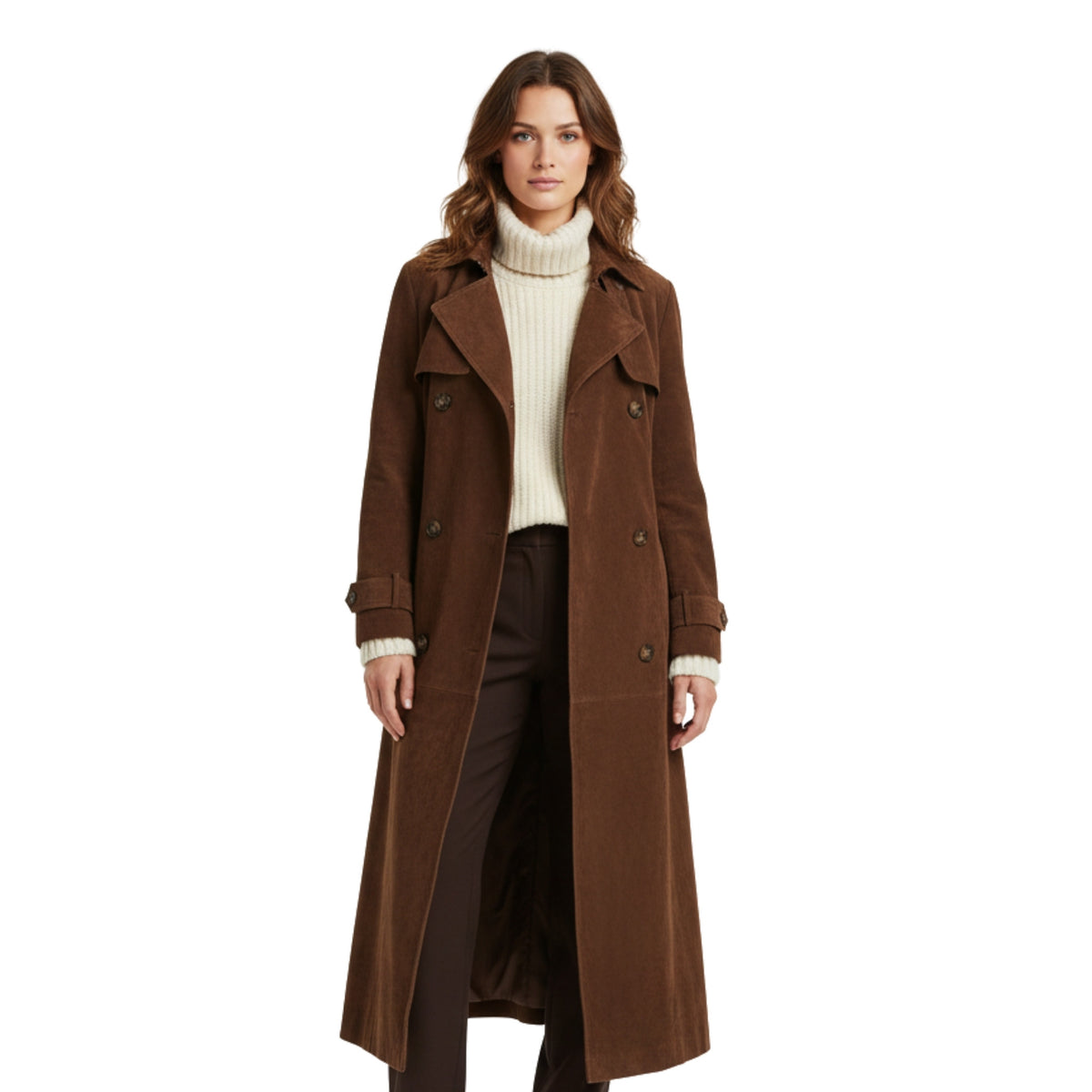Dame Trenchcoat Skreddersydd Silhuett