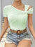 Variant image for Dame Asymmetrisk Skulderbluse Mykt Stoff-17