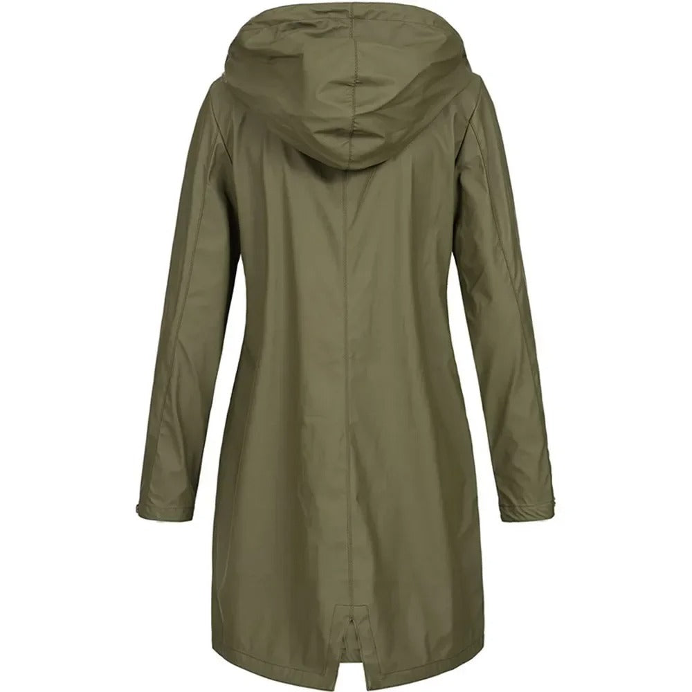Windbreaker Trench Coat for kvinner