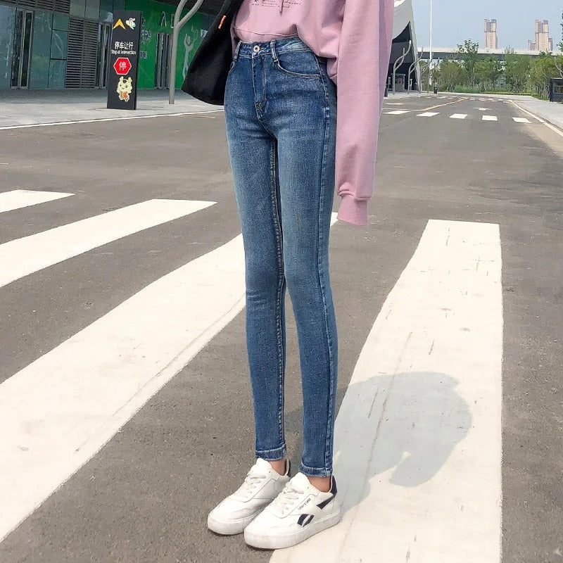 Klassisk stretchjeans for dame