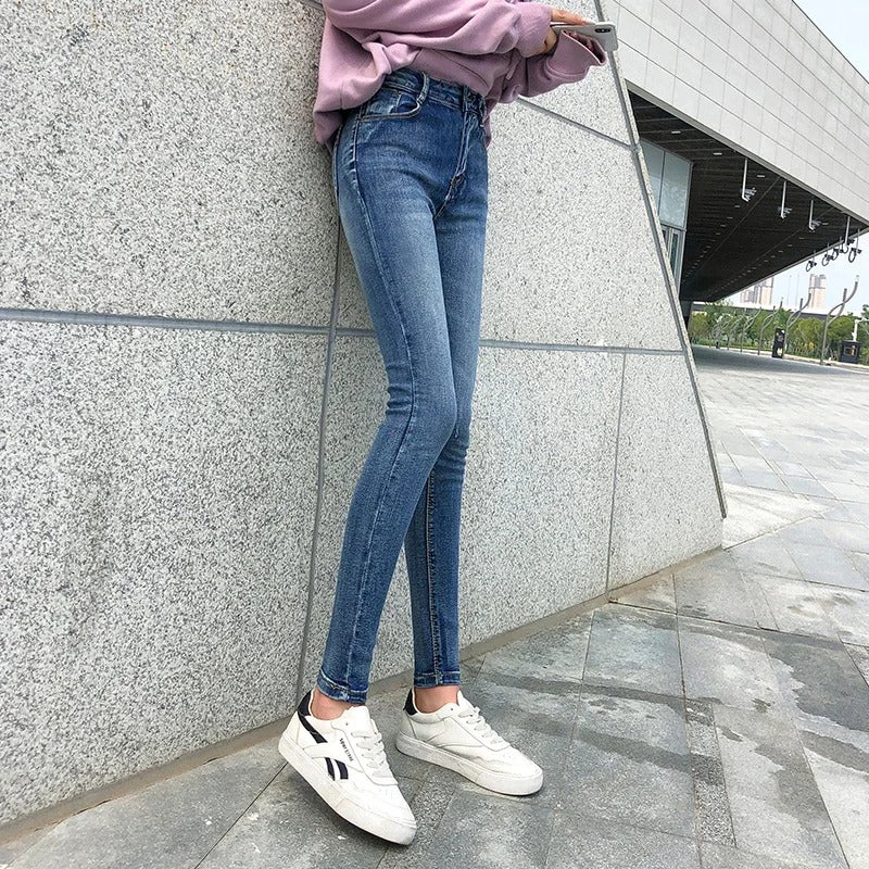 Klassisk stretchjeans for dame