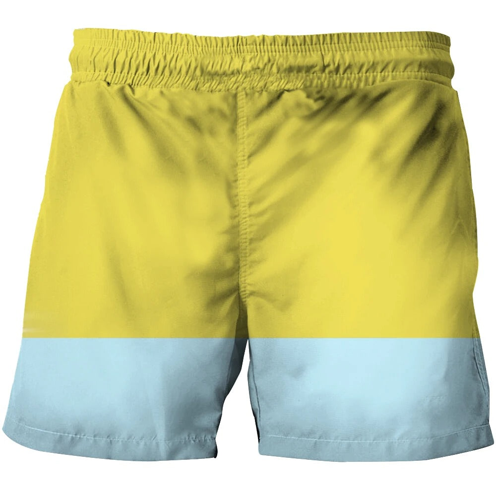 Shorts med 3D-mønster for menn