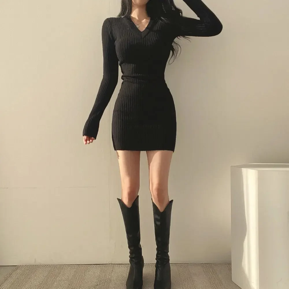 Damestrikk Slim Bodycon