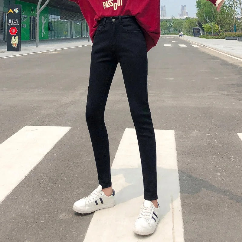 Klassisk stretchjeans for dame