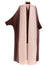 Gradient plissert trenchcoat for kvinner