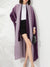 Gradient plissert trenchcoat for kvinner