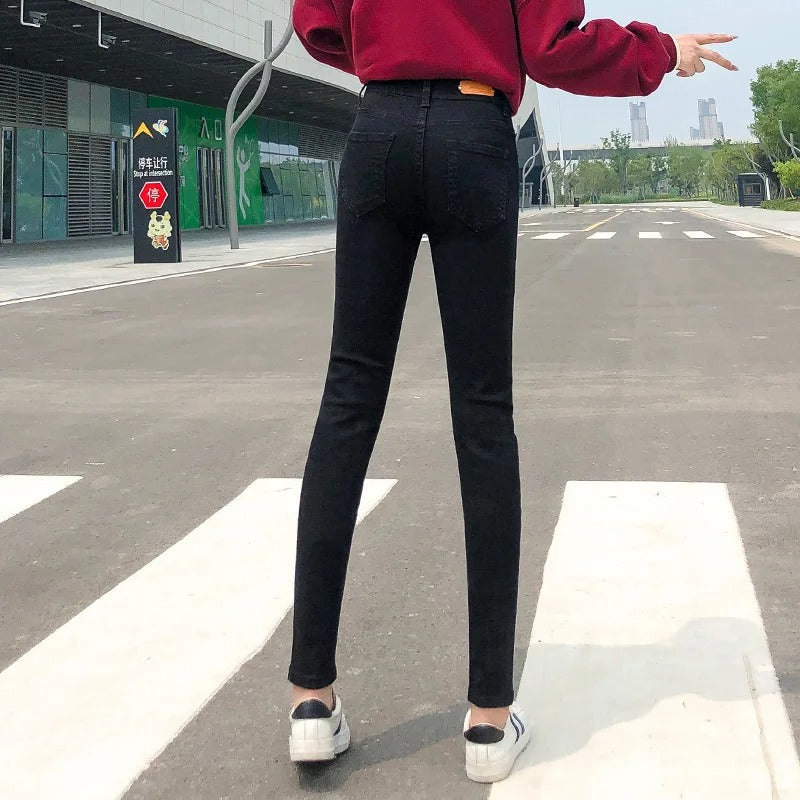 Klassisk stretchjeans for dame