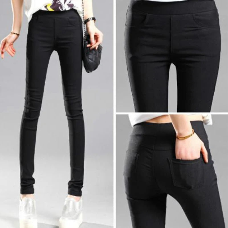 Skinny stretchbukser for kvinner