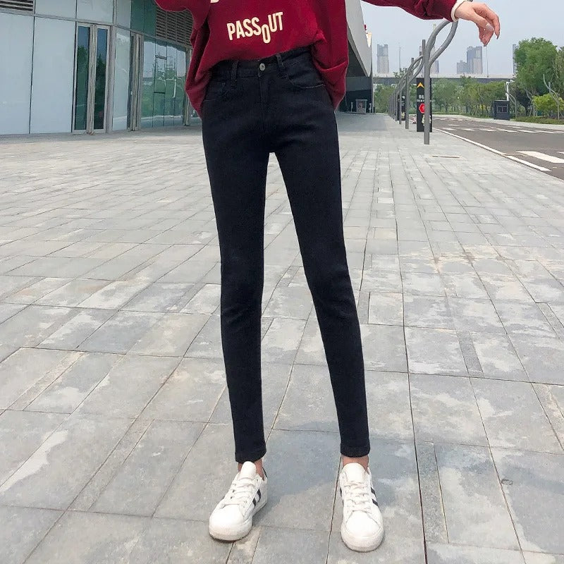 Klassisk stretchjeans for dame