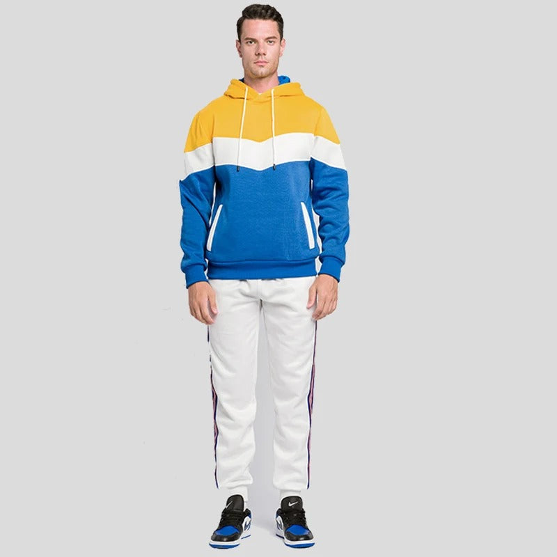 Hettegenser I Fleece-Stil for Menn