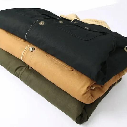 Plush Thicken Wool Jacket for menn
