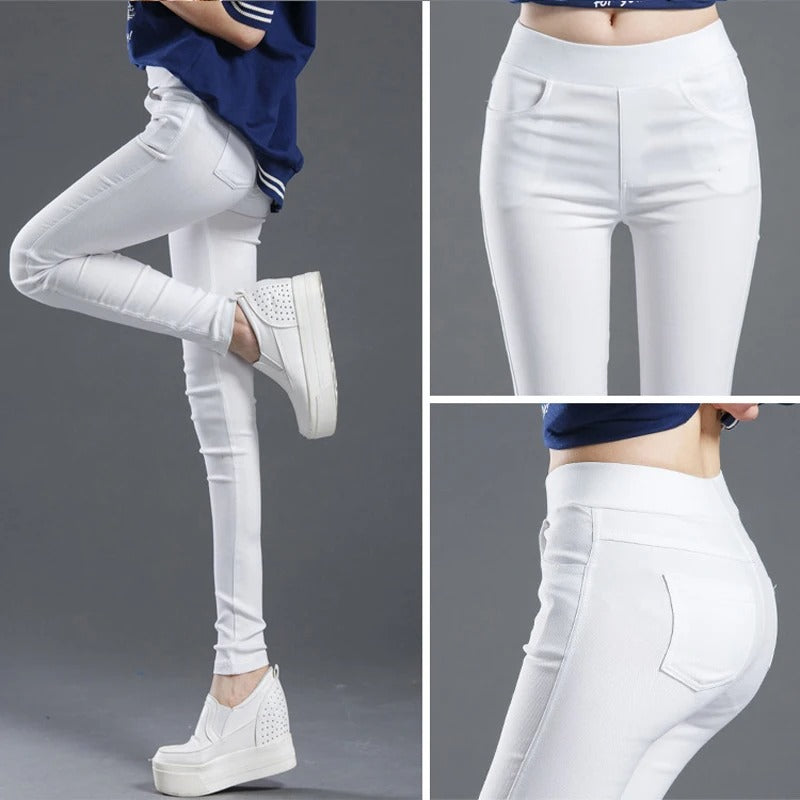 Skinny stretchbukser for kvinner