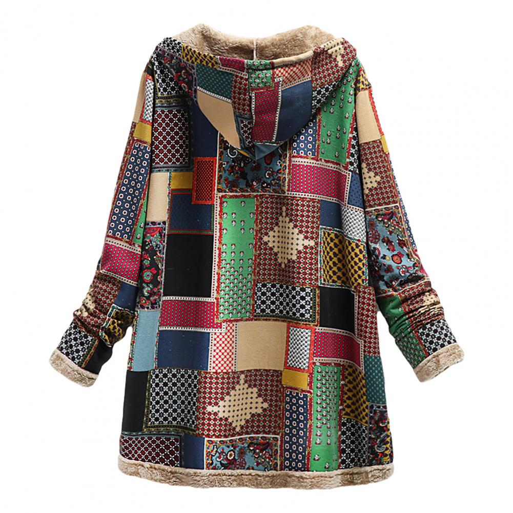 Vintage hettejakke for kvinner