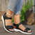 Flate fritidssandaler for kvinner
