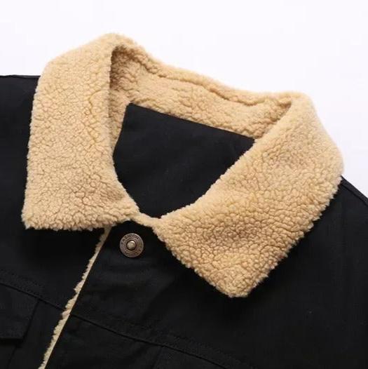 Plush Thicken Wool Jacket for menn