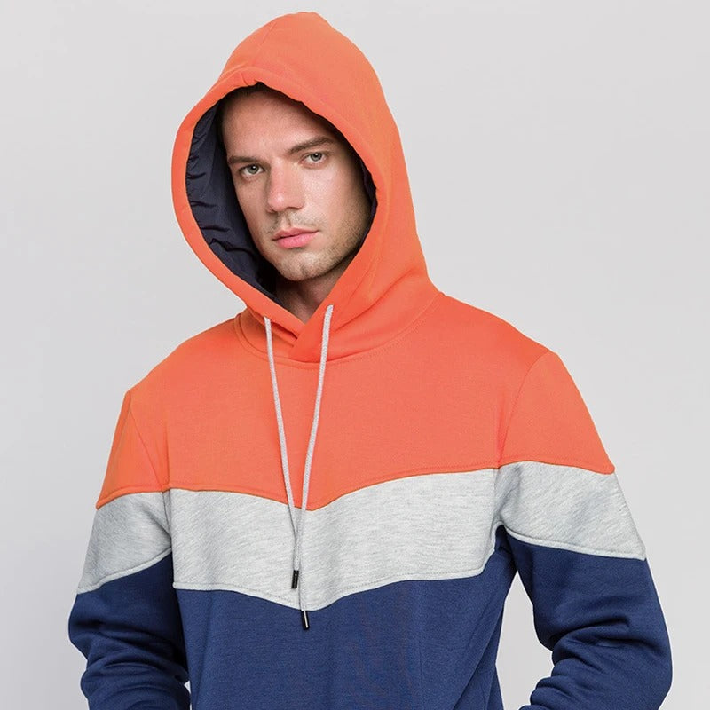 Hettegenser I Fleece-Stil for Menn