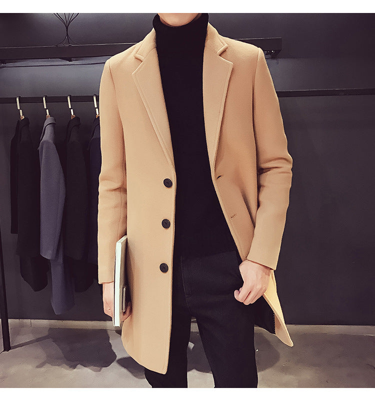 Slim Fit Business-frakk for menn
