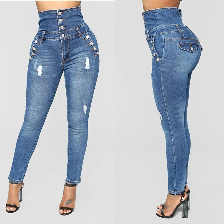 Denimbukser for kvinner